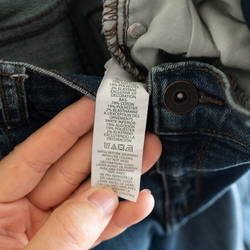 EUC! BUNDLE 2 Pairs Boys Jeans Sz14 Blue Straight Leg Old Navy Childrens Place - Picture 5 of 8